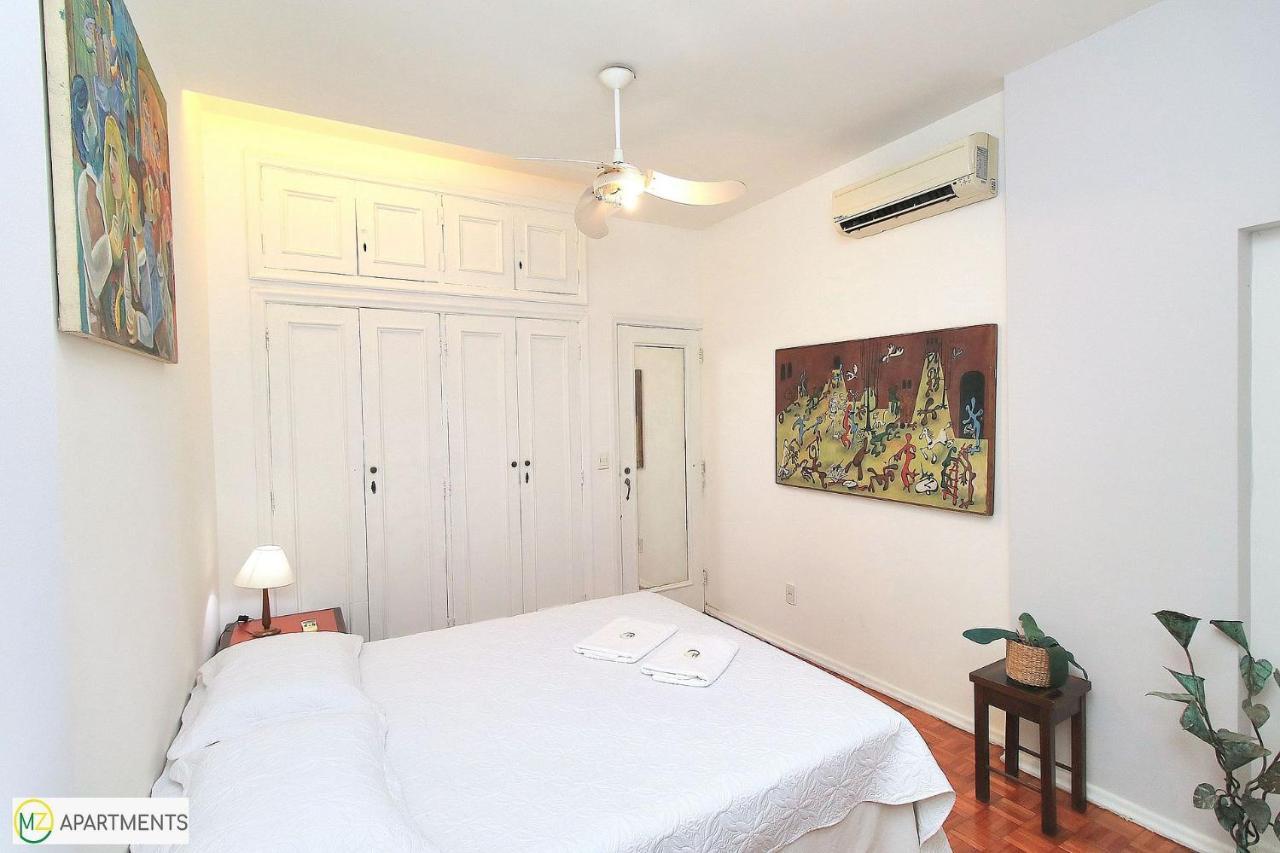 Estiloso 3 Quartos Para 6 Pessoas Em Copacabana Rio de Janeiro Bagian luar foto