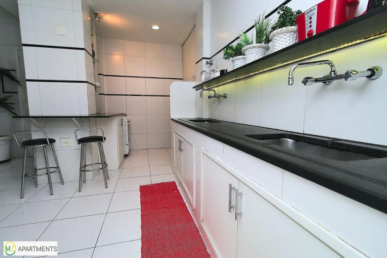 Estiloso 3 Quartos Para 6 Pessoas Em Copacabana Rio de Janeiro Bagian luar foto