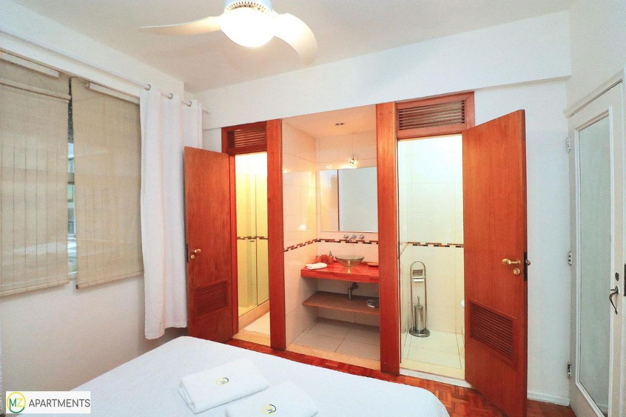 Estiloso 3 Quartos Para 6 Pessoas Em Copacabana Rio de Janeiro Bagian luar foto